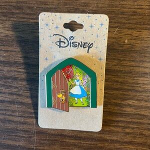 Disney Alice in Wonderland Door Scene Enamel Pin
